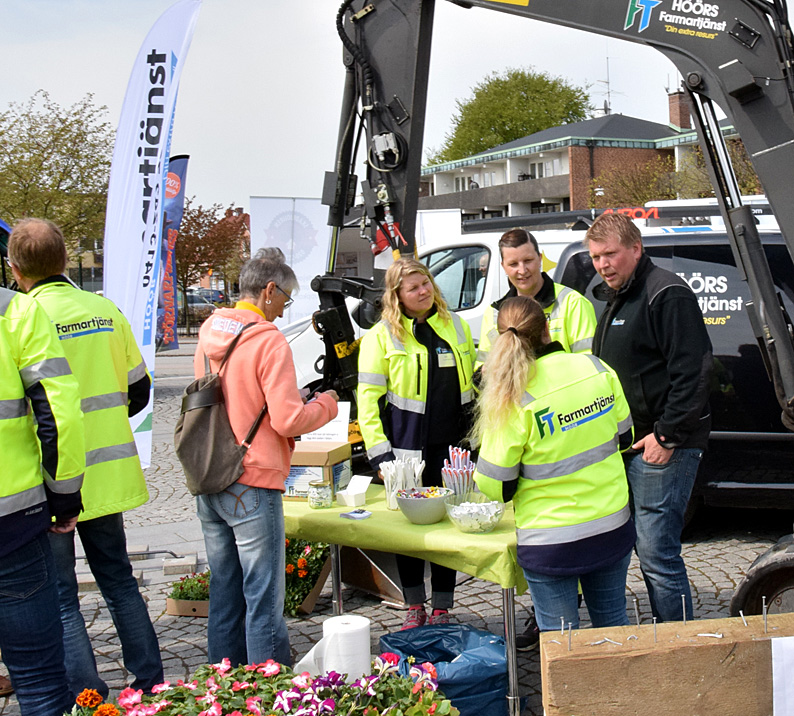 Företagsrundan, Farmartjänst, monter på Nya Torg Företagsrundan, Farmartjänst
