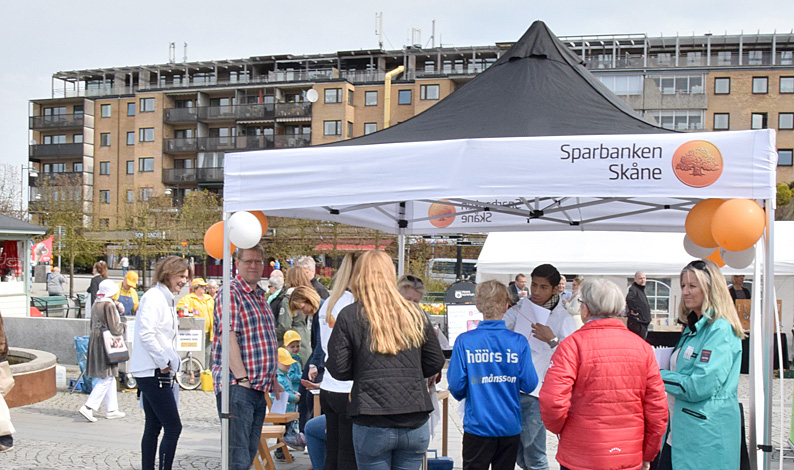 Företagsrundan, monter på Nya Torg, Företagsrundan, 13 maj